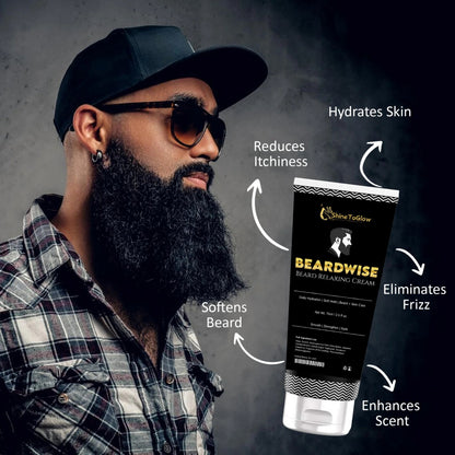 BEARDWISE - Beard Relaxing Cream for Men