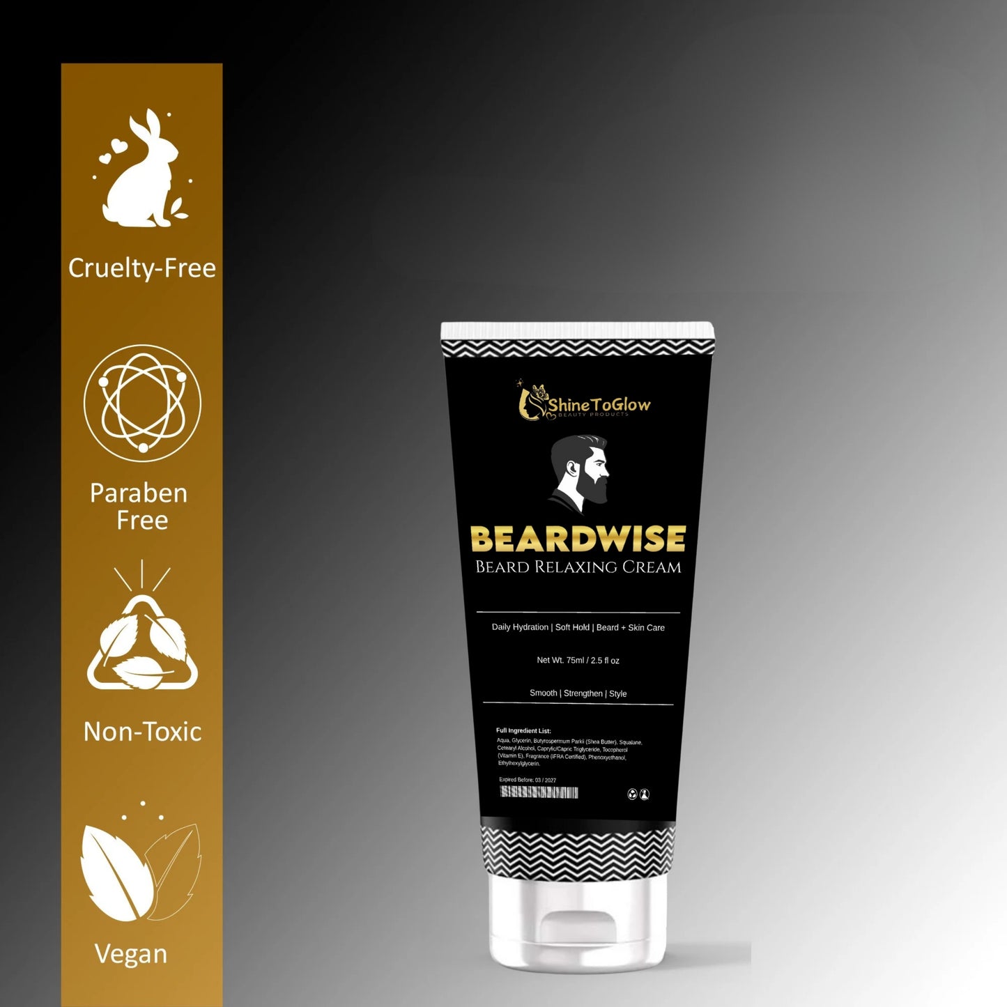 BEARDWISE - Beard Relaxing Cream for Men