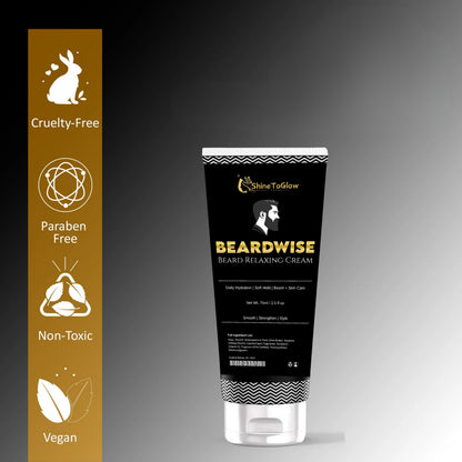 BEARDWISE - Beard Relaxing Cream for Men