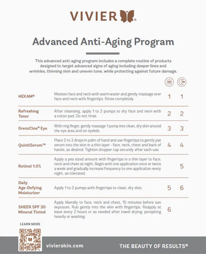 Advanced Anti-Aging Program for 60+